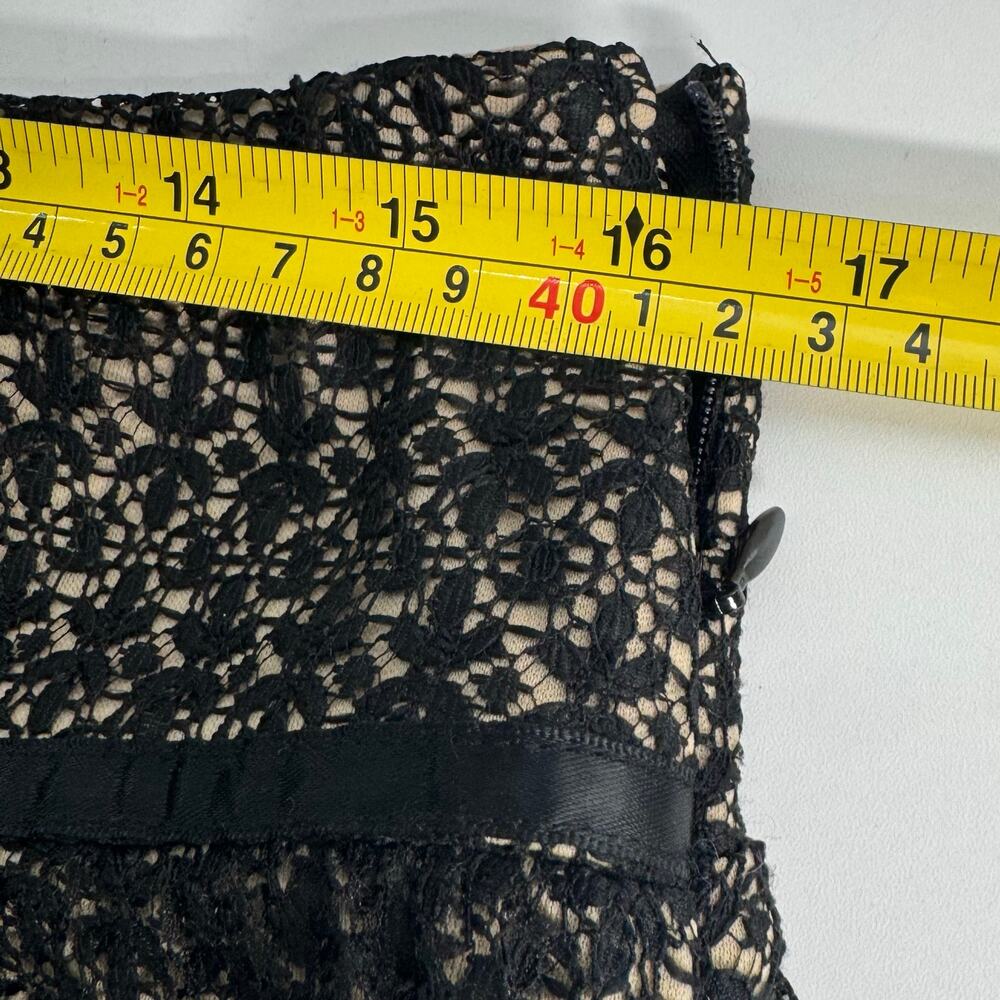 Ruby Rox Black Floral Lace Mini Skirt New Size 11 Whimsey goth Coquette - Picture 5 of 7